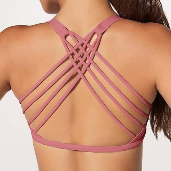Lululemon Free to Be Bra Wild *Light Support, A/B Cup - Brier Rose size 10 - Picture 10 of 11